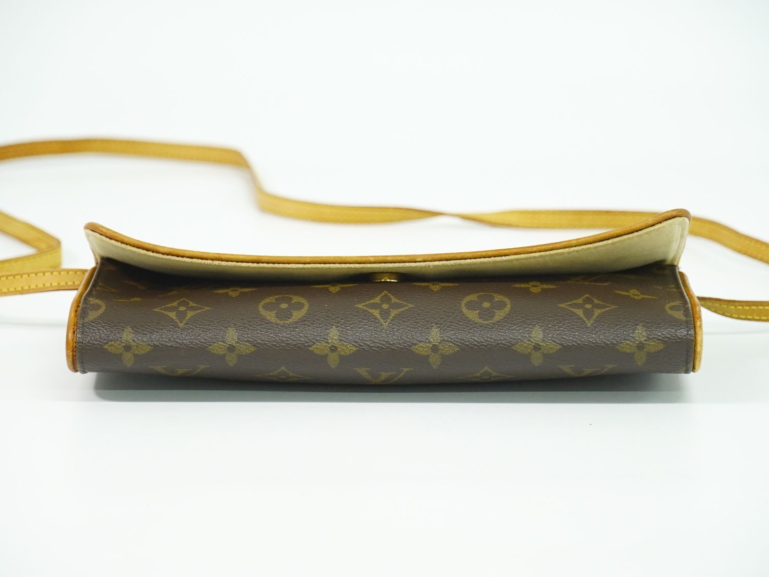 本物 ルイヴィトン LOUIS VUITTON LV ポシェットツイン GM モノグラム 2WAY ショルダーバッグ ポシェット クラッチバッグ ブラウン M51852 ビトン バッグ 中古 LOUIS VUITTON（ルイ・ヴィトン） ポシェットツインGM モノグラム