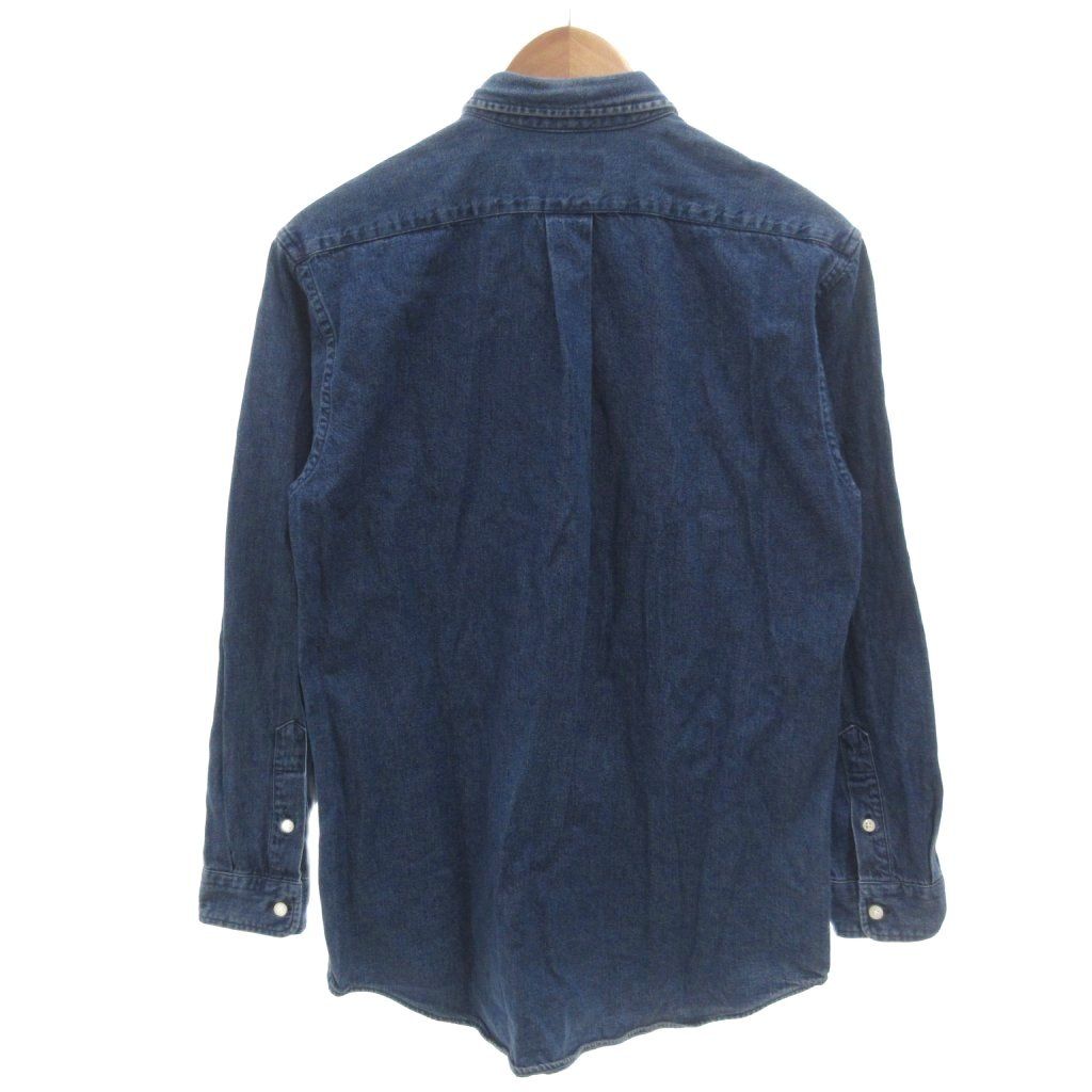 未使用タグ付き✨ラルフローレン ダンガリーシャツ インディゴ ポニー 長袖 M 極美品】ポロラルフローレン即完売ダンガリーシャツデニムシャツマルチ