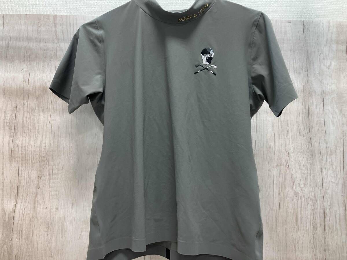 MARK&LONA マークアンドロナ Mサイズ グレー メンズゴルフウェア