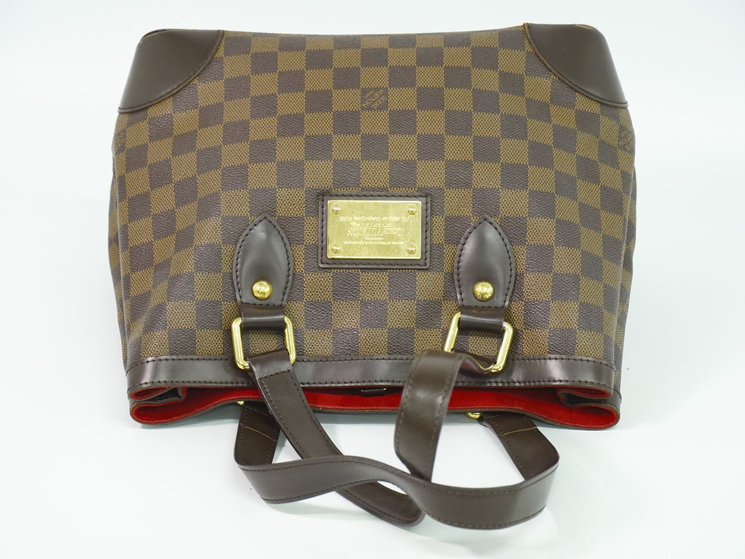 本物 ルイヴィトン LOUIS VUITTON LV ハムステッド PM ダミエ エベヌ