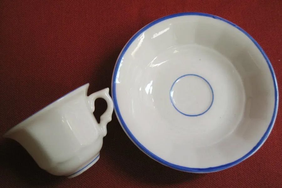 フランス製 アンティーク 人形用ティーセット 6人前