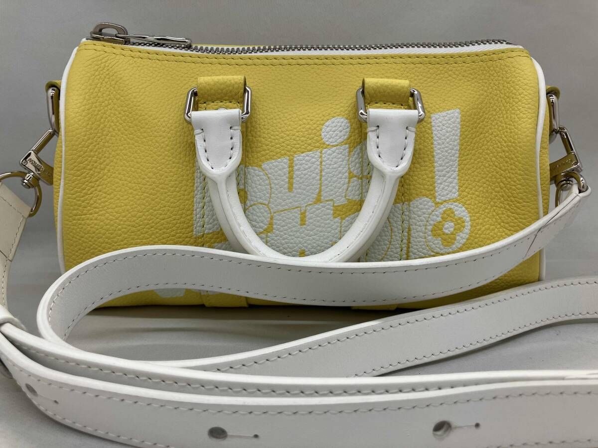 LOUIS VUITTON ルイヴィトン エブリデイLV キーポルXS M 80842 バッグ 2 WAYバッグ ハンドバッグ ショルダーバッグ ホワイト イエロー