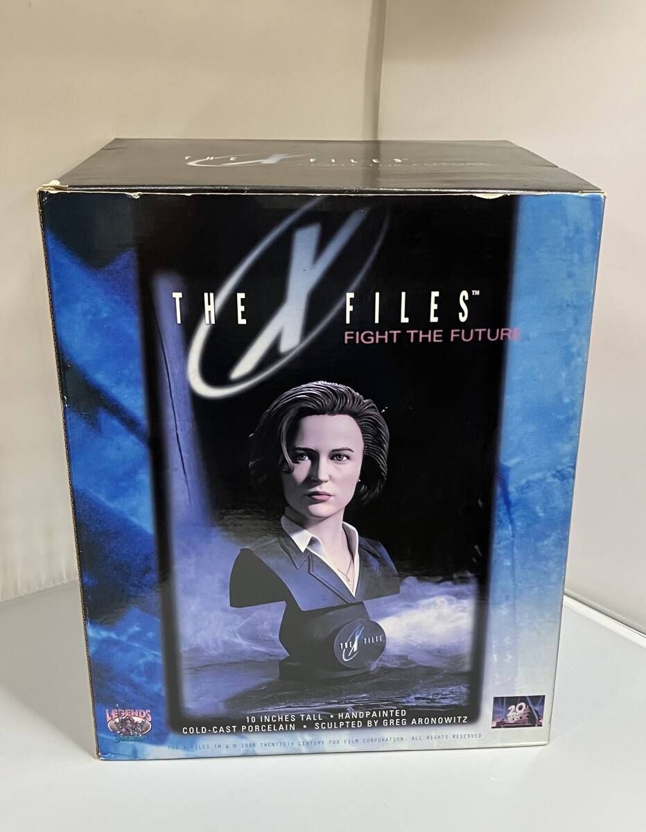 X FILES ダナ スカリー レジェンズ3 D 胸像フィギュア 1853 5000 開封済み