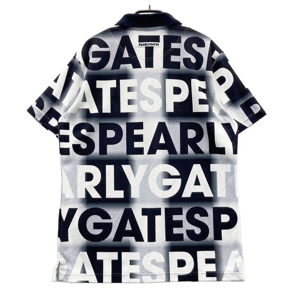 サイズ：6 PEARLY GATES パーリーゲイツ 半袖ポロシャツ ロゴ刺繍 ロゴ