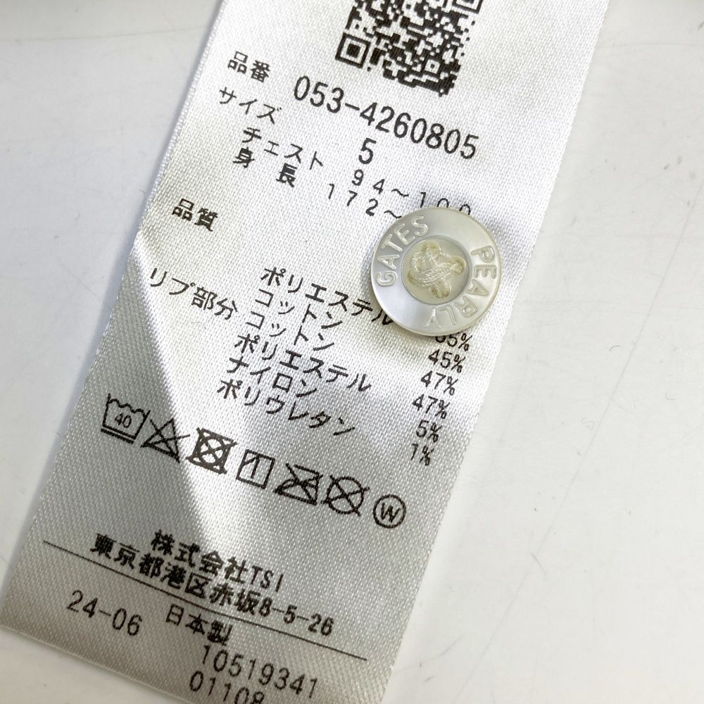 サイズ：5 PEARLY GATES パーリーゲイツ 2024年 半袖ポロシャツ