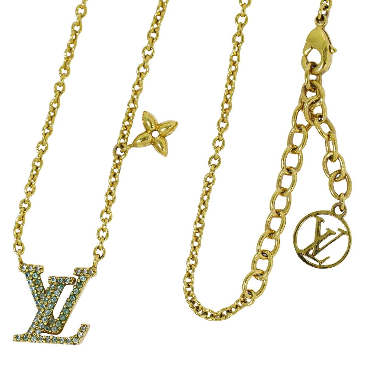 本物 ルイヴィトン LOUIS VUITTON LV コリエ LV アイコニック ライン 