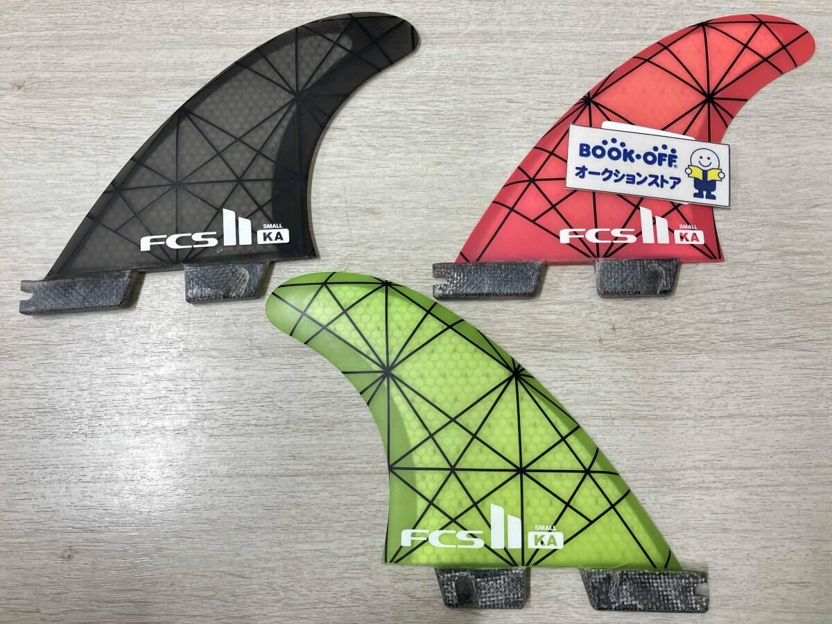 サーフボードフィン FCS Ⅱ KA SMALL マリン セット ピンク ブラック ライトグリーン