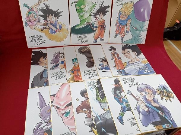 一番くじ ドラゴンボール アニメ30周年記念 E賞 色紙 全15種セット