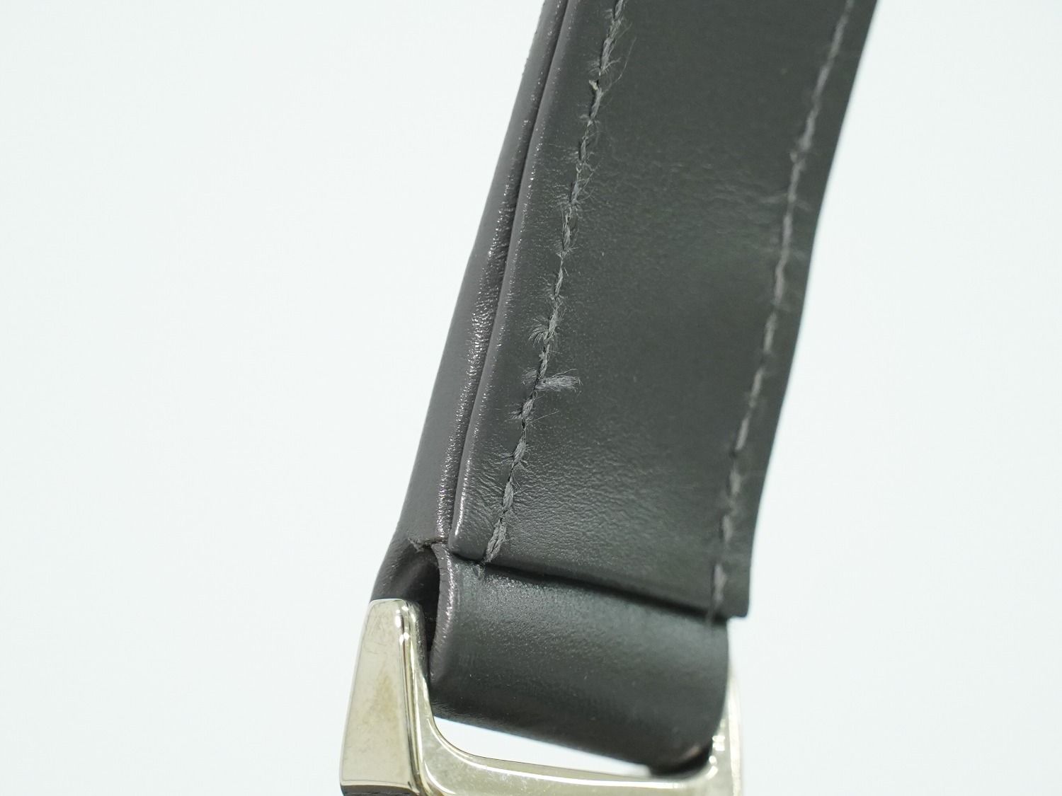 本物 コンテス COMTESSE ホースヘアー レザー ハンドバッグ グレー  