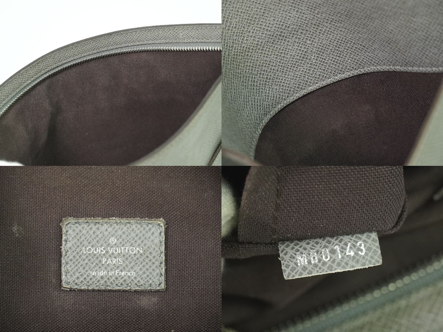 本物 ルイヴィトン LOUIS VUITTON LV サシャ タイガ レザー ショルダー