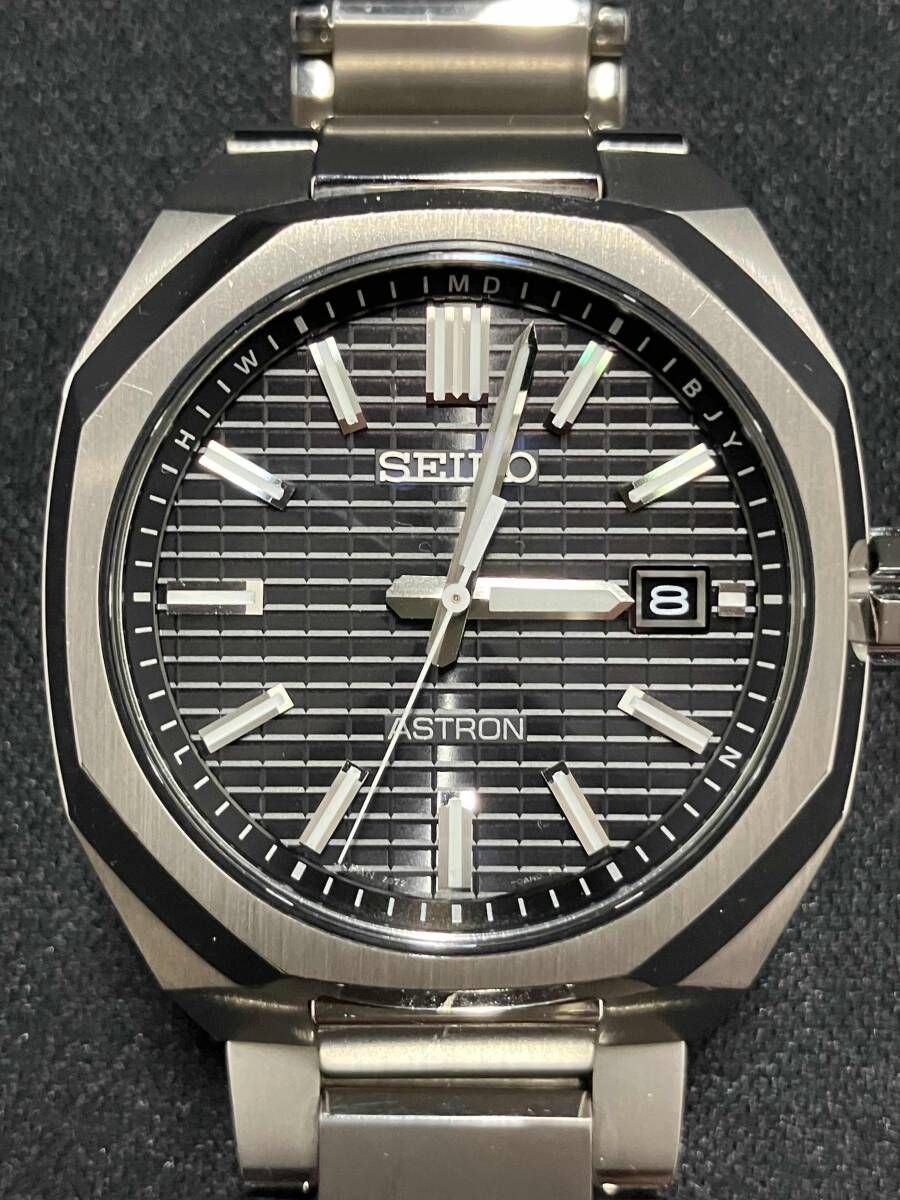 SEIKO セイコー ASTRON アストロン 7 B 72 0 AF ソーラー 電波時計 チタニウム 腕時計 オーバーホール済み