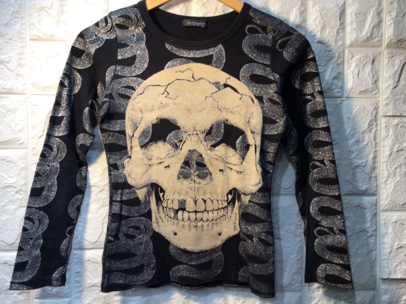 Hysterics スネーク&スカル ロンTEE hysteric glamour 最初期