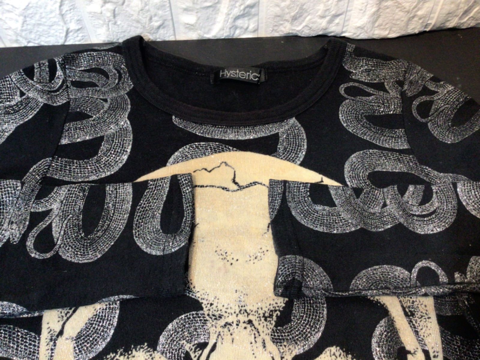 Hysterics スネーク&スカル ロンTEE hysteric glamour 最初期