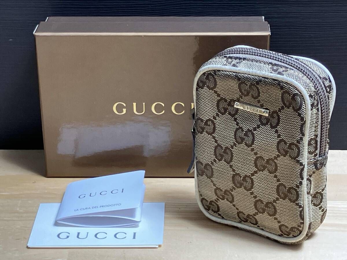 GUCCI グッチ オールドグッチ シガレットケース 未使用品 中古・古着通販】GUCCI (グッチ) シガレットケース オリーブ｜ブランド
