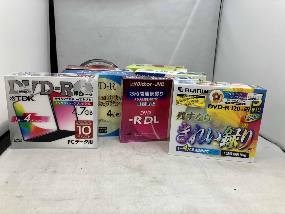 ジャンク 日本製 未使用品 Victor/JVC/LG/maxell/FUJIFILM/TDK DVD-R