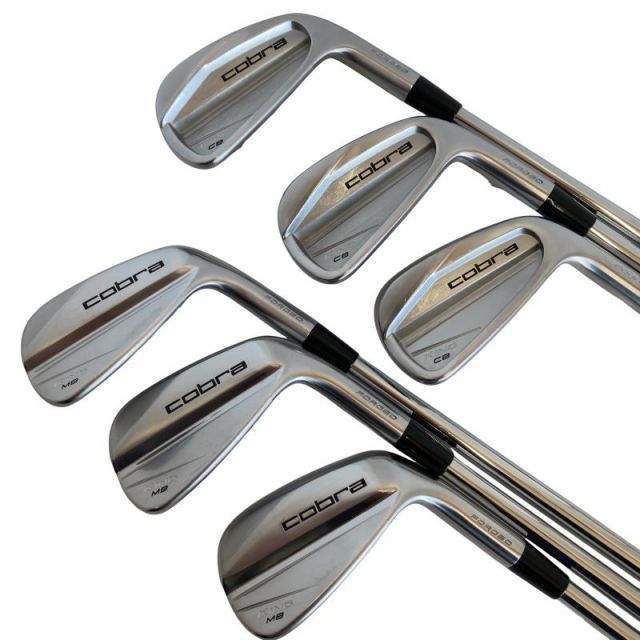 中古】 コブラ KING FORGED CB/MB(シルバー)(2023) 6S アイアンセット