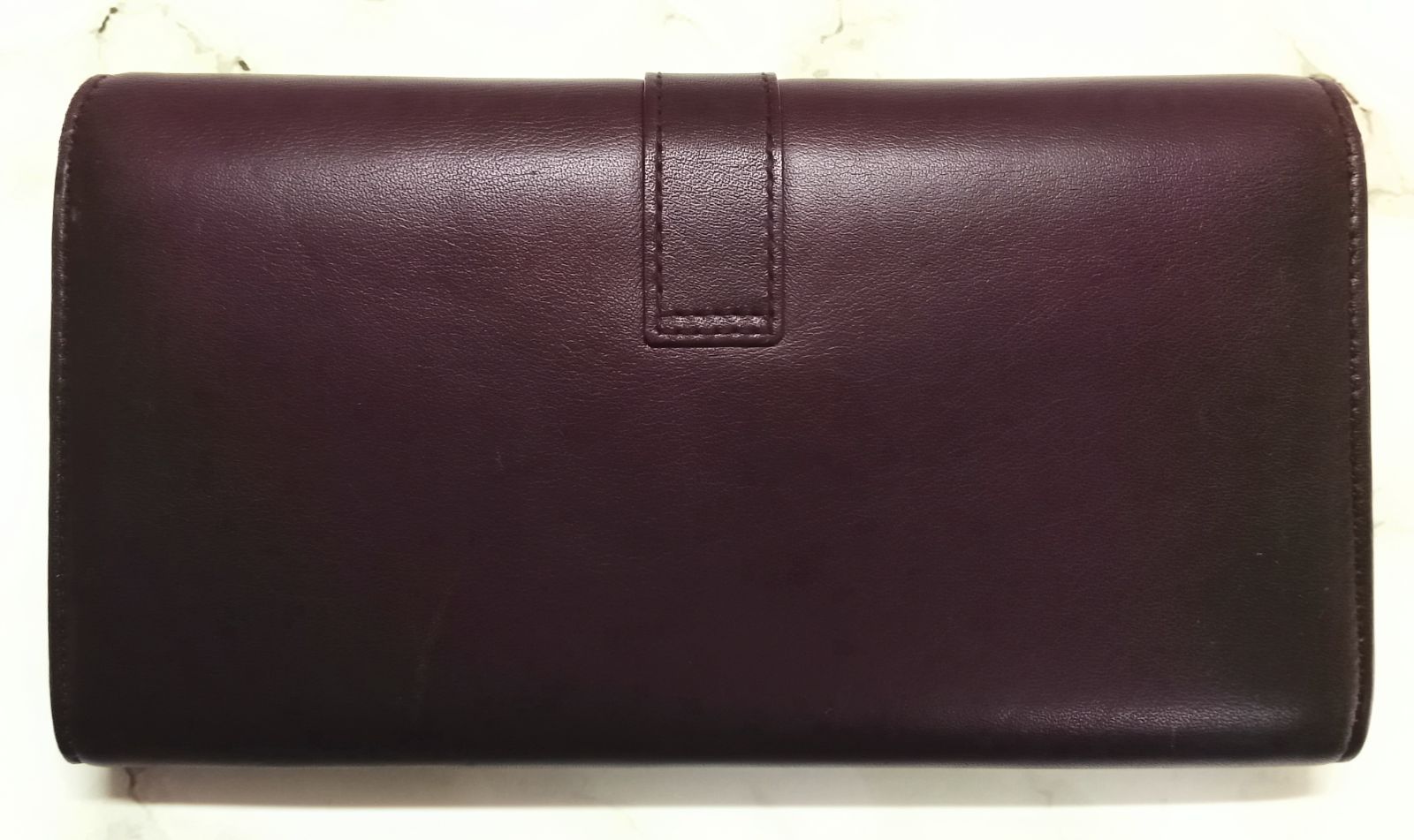 ANL 14 イヴサンローラン Yライン フラップ長財布 ゴールド金具