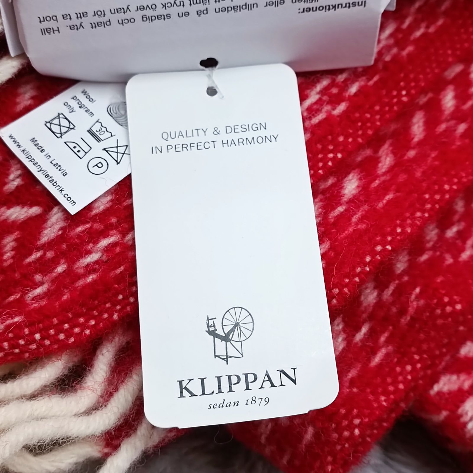 KLIPPAN 》 ☆未使用☆ クリッパン スローケット ポルカ レッド