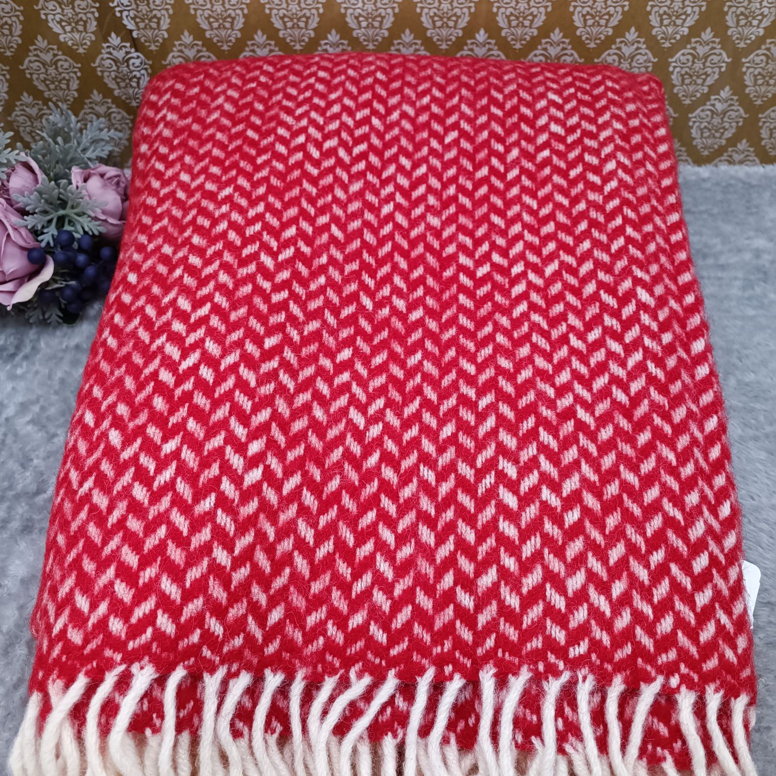 KLIPPAN 》 ☆未使用☆ クリッパン スローケット ポルカ レッド