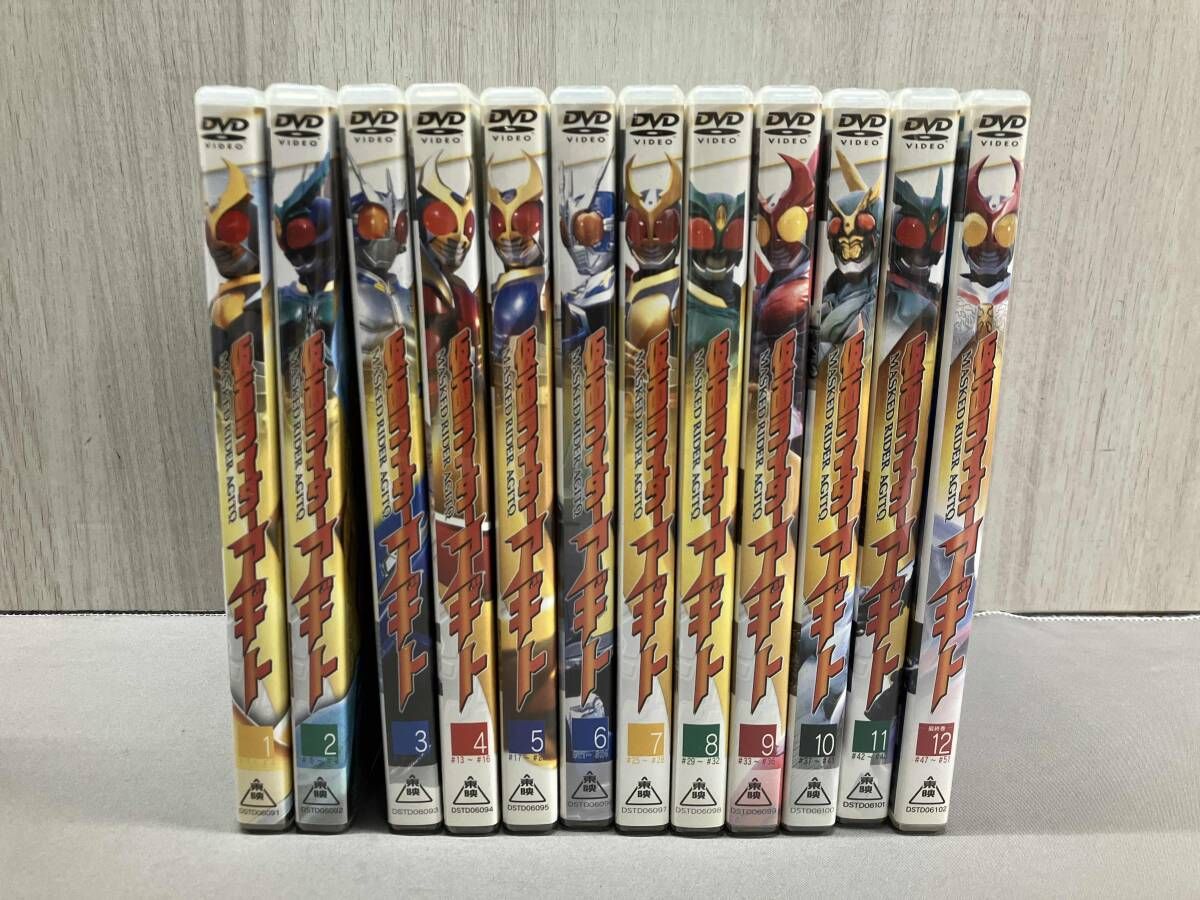 DVD】[全12巻セット]仮面ライダーアギト 1~12 賀集敏樹 要潤 他 - メルカリ