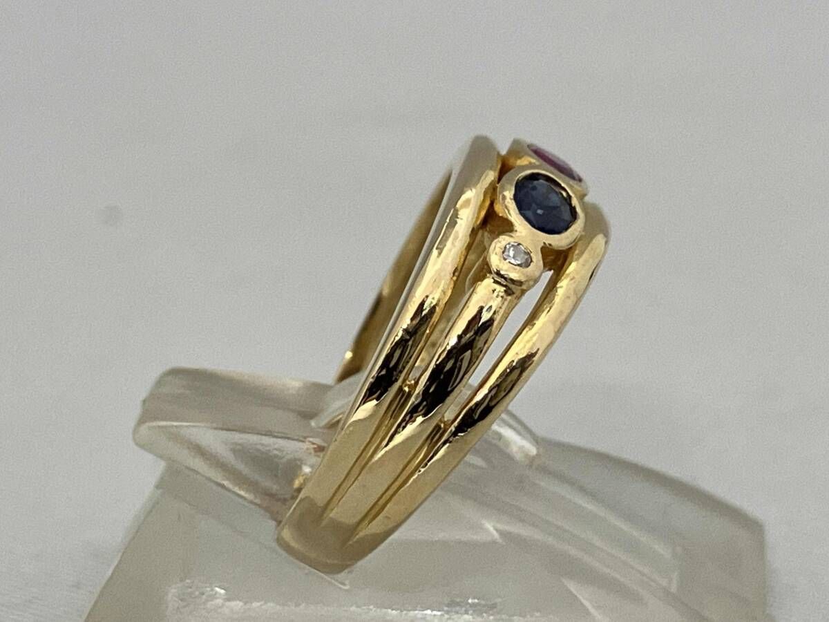 デザインリング K18 9.5号 総重量約3.5g - メルカリ