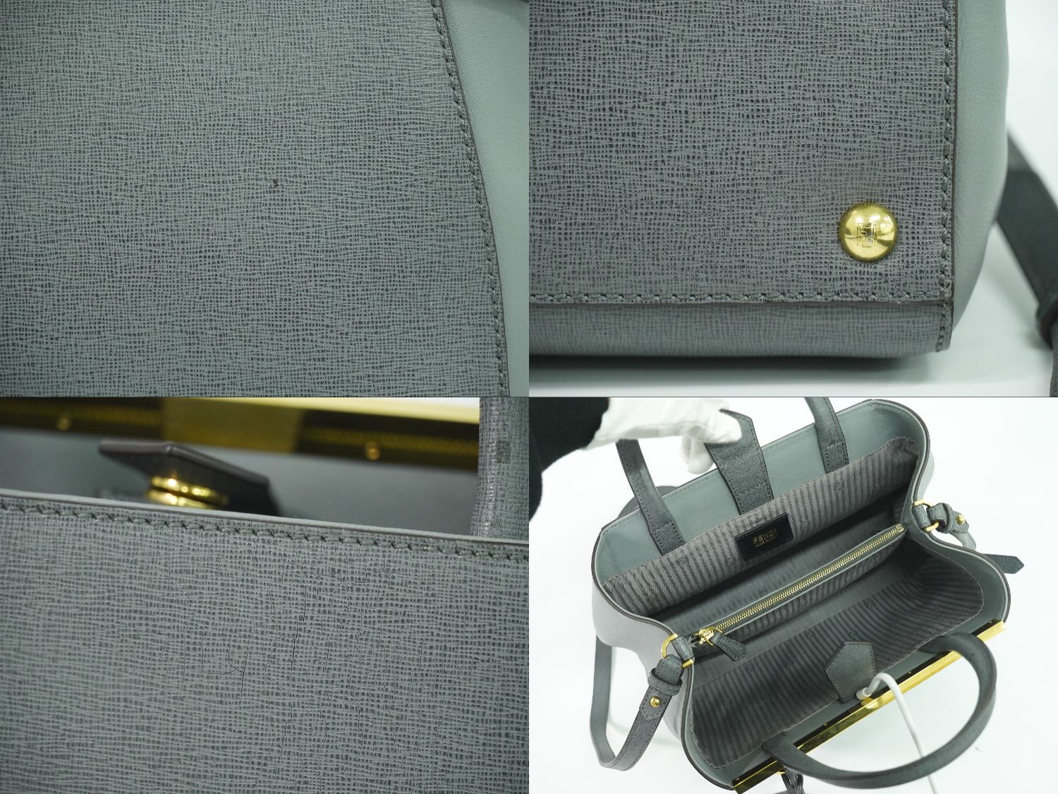 本物 フェンディ FENDI プチ トゥージュール 2WAY ショルダーバッグ