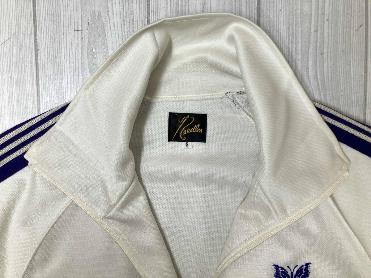 Needles トラックジャケット XS オフホワイト Needles/ニードルズ/TRACK JACKET - POLY SMOOTH-25SS- IVORY トラック