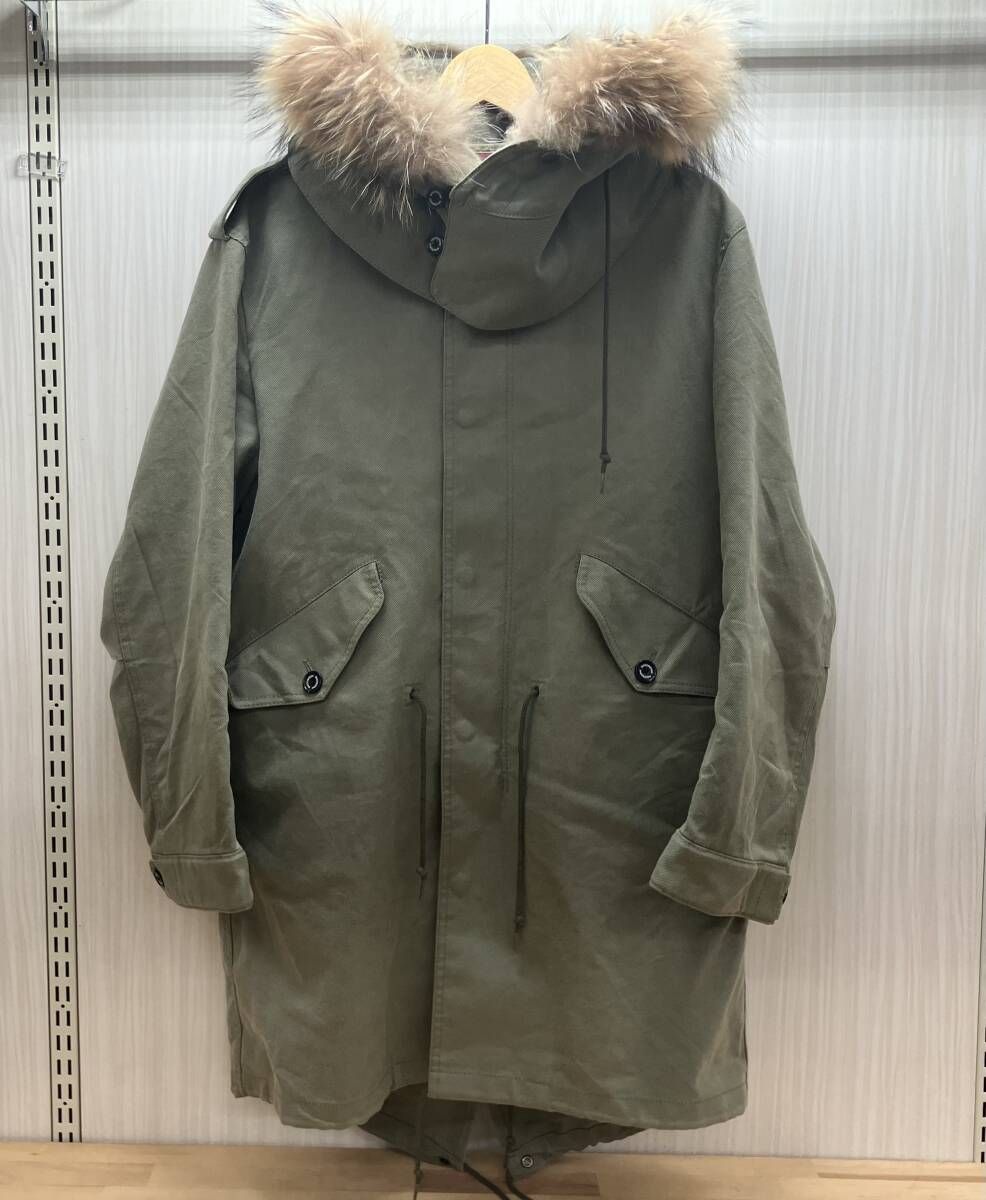 マッキントッシュ フィロソフィー ライナー付きモッズコート H 1 C 60 611 75 サイズ38