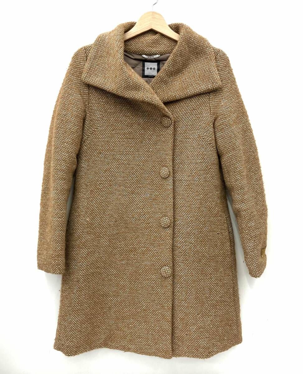TATRAS タトラス ツイードダウンコート ブラウン サイズ02