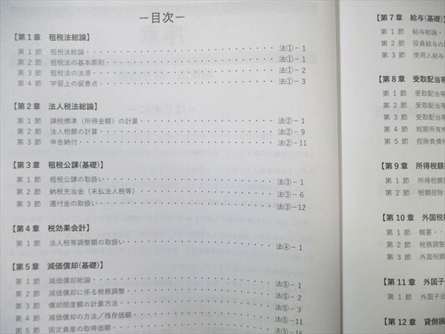 CPA会計学院 公認会計士講座 租税法 速習講義 レジュメ1～6 合格目標 すべて♥品 計6冊 065 R 4 D SF漫画 資格 検定 