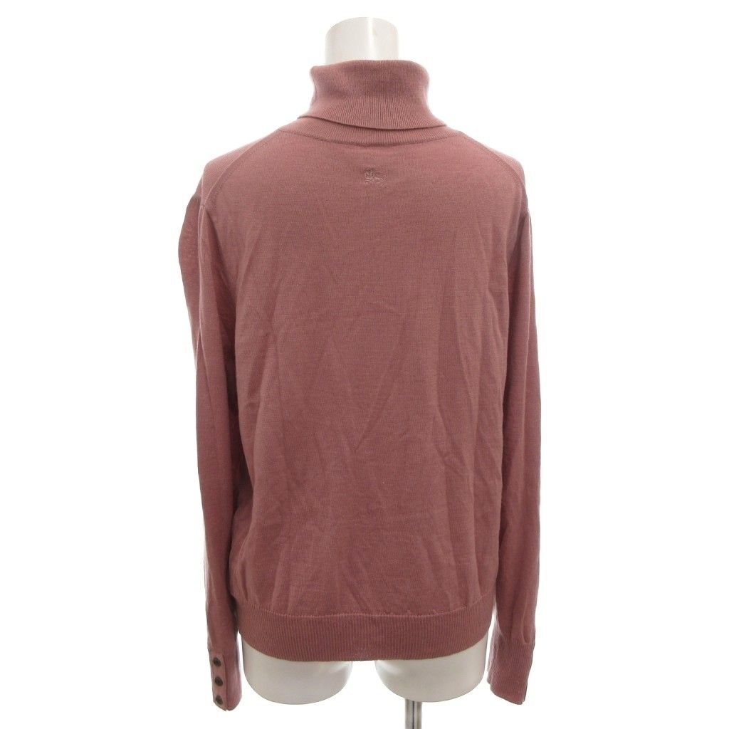 極美品！バーバリーロンドン シルク混ウールニット M ノバチェック