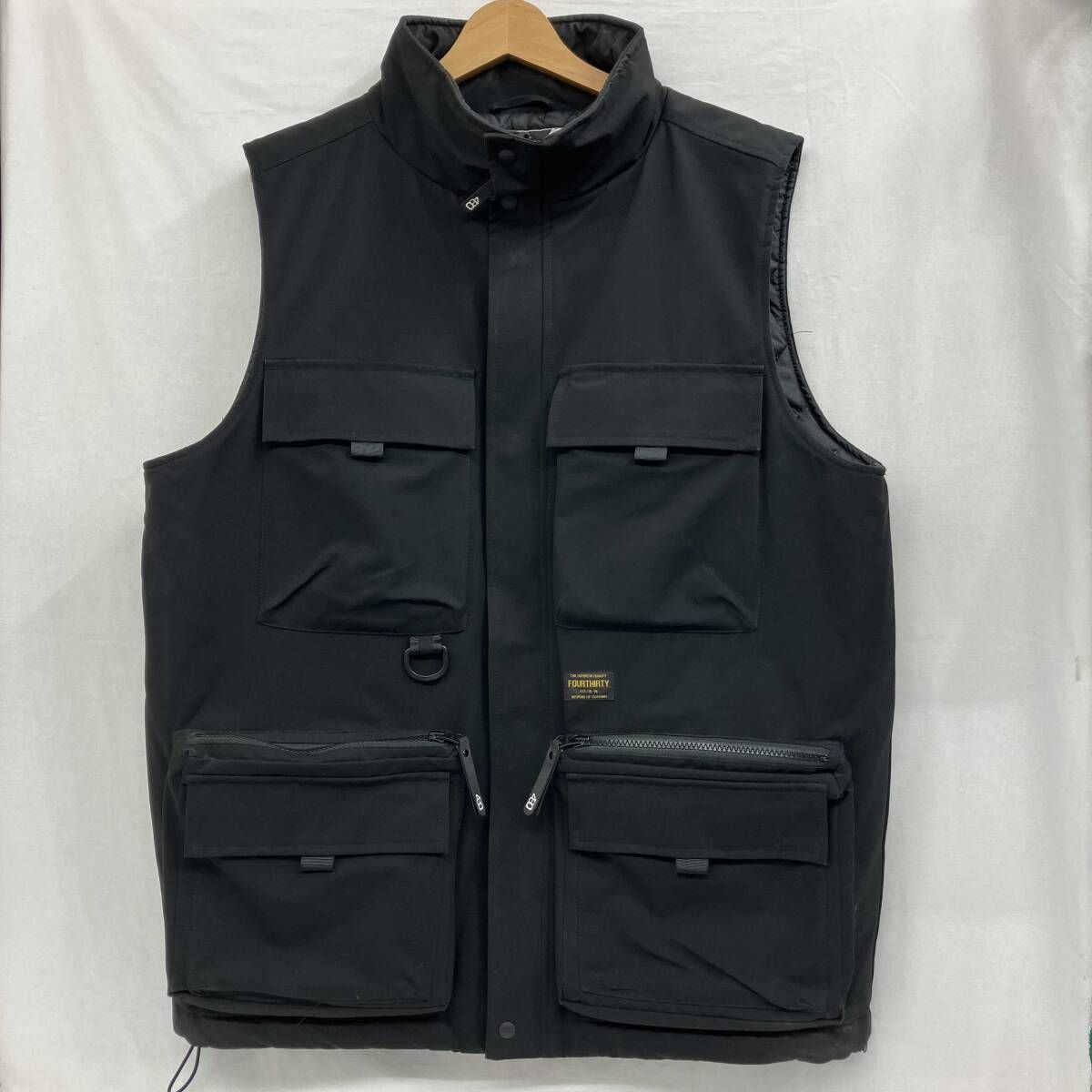 FOURTHIRTY フォーサー ベスト ブラック 中綿