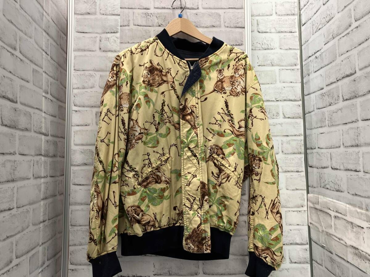 NATURE TRAIL PINK HOUSE MA 1 リバーシブル ネイビー Lサイズ ネイチャートレイルピンクハウス