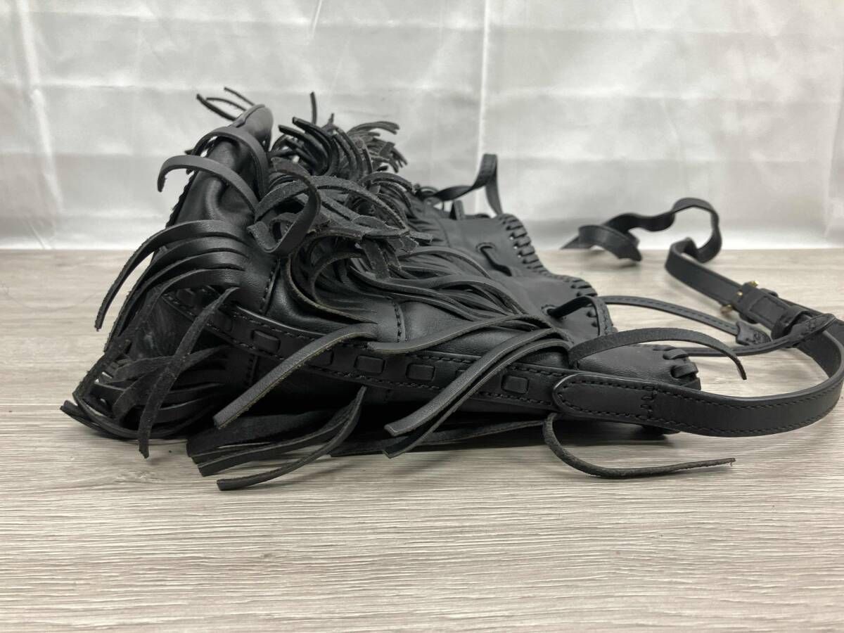  POLO RALPH LAUREN フリンジショルダーバッグ ポーチ付 その他 小物