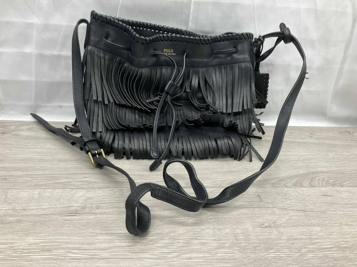 POLO RALPH LAUREN フリンジショルダーバッグ ポーチ付 【公式通販】