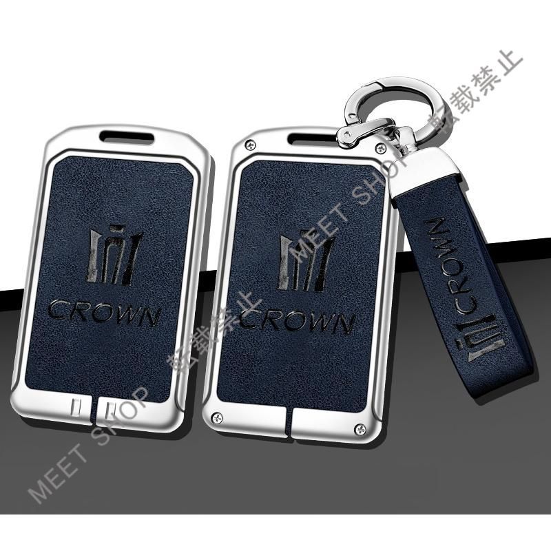 新品・未使用品 クラウン CROWN◇シルバー/ブルー◇キーケース