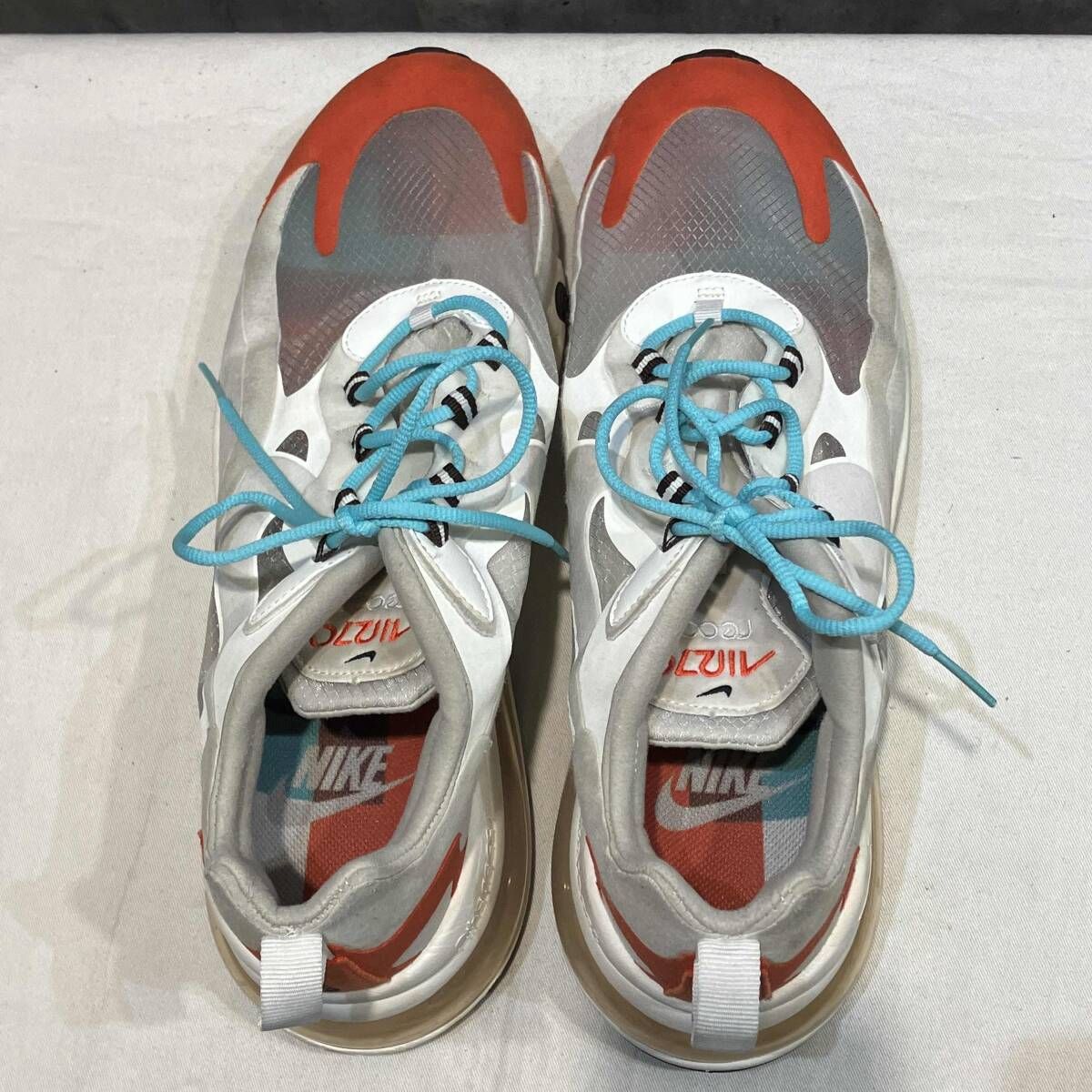 NIKEスニーカーAIRMax270 REACT A04971-200 ホワイト 28.5cm ナイキ 