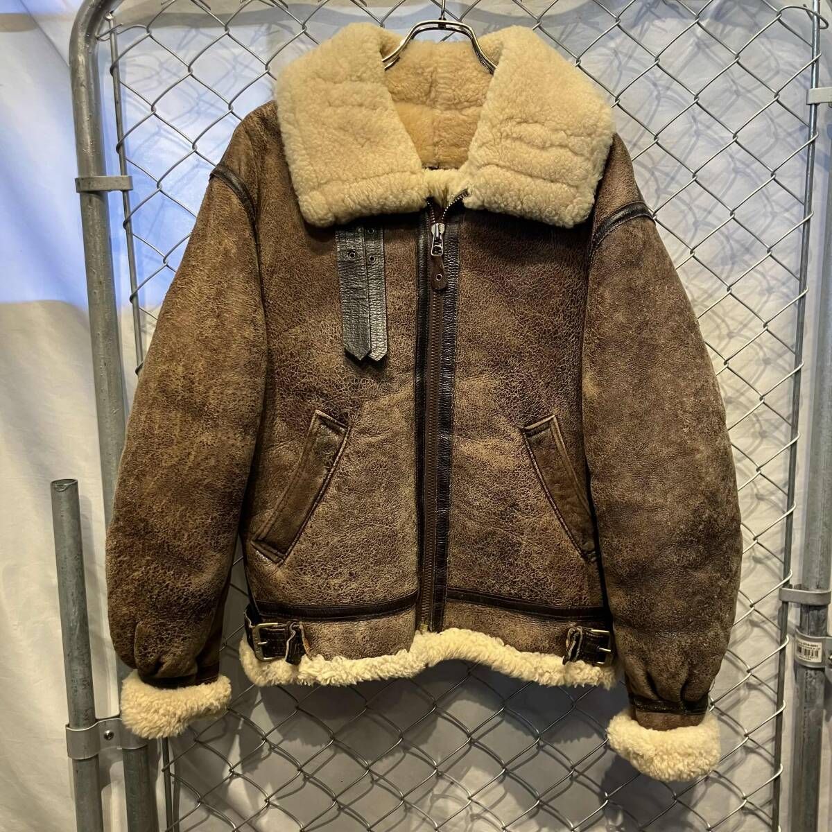 AVIREX B 3 size S ブラウン アヴィレックス