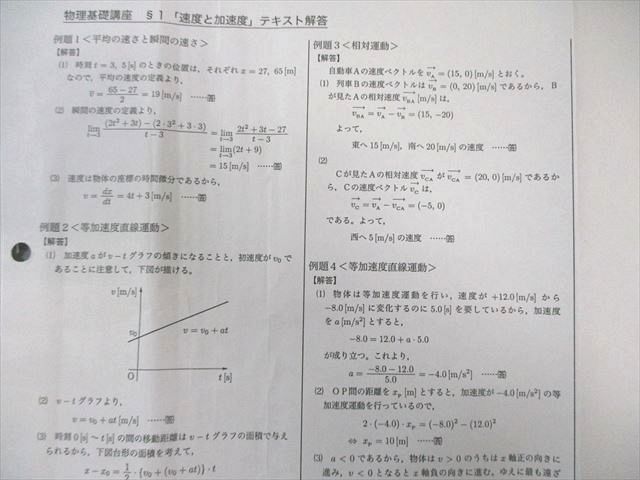 鉄緑会 高2 物理基礎講座 テキスト/問題集 第1/2部 【テスト計47回分