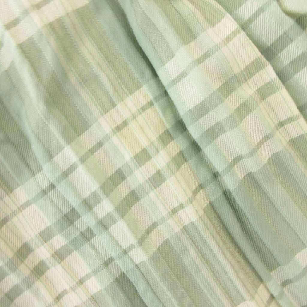 バーバリーズ Burberrys ヴィンテージ スカート シルク混 9AR 緑