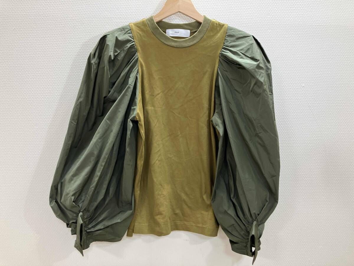 TOGA PULLA 異素材切り替えブラウス 長袖ブラウス 36 春