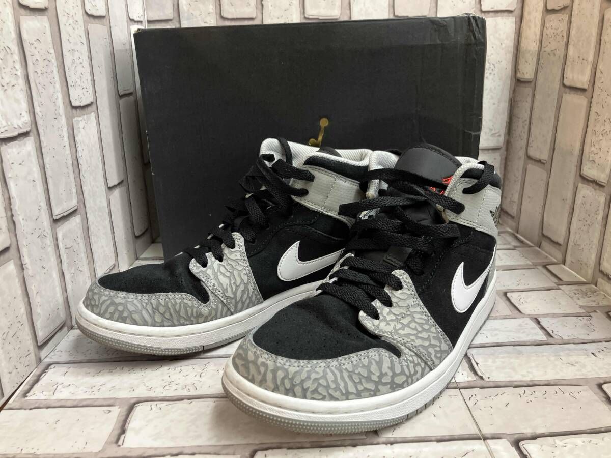 NIKE ナイキ スニーカー AIR JORDAN 1 MID 554724-079 サイズ26.0cm スポーツ