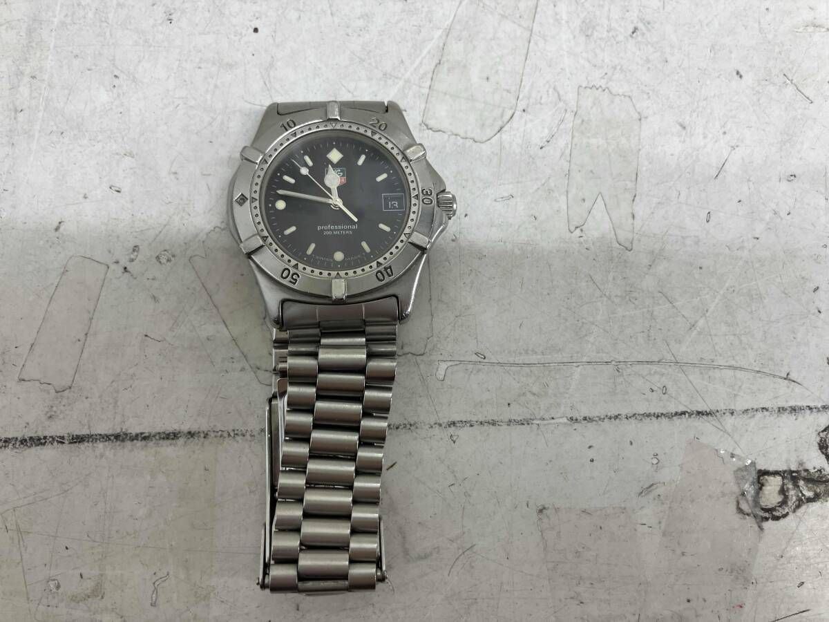 TAG HEUER時計 プロフェッショナル 962006 2 手首周り約17 cm 文字盤約3 ケース約3 5 バンド幅約2