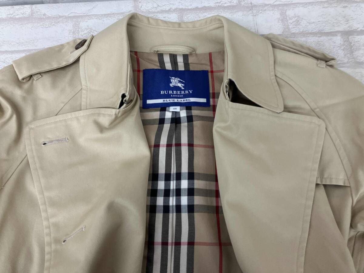 BURBERRY BLUE LABEL FN520-104 バーバリー ブルーレーベル トレンチ