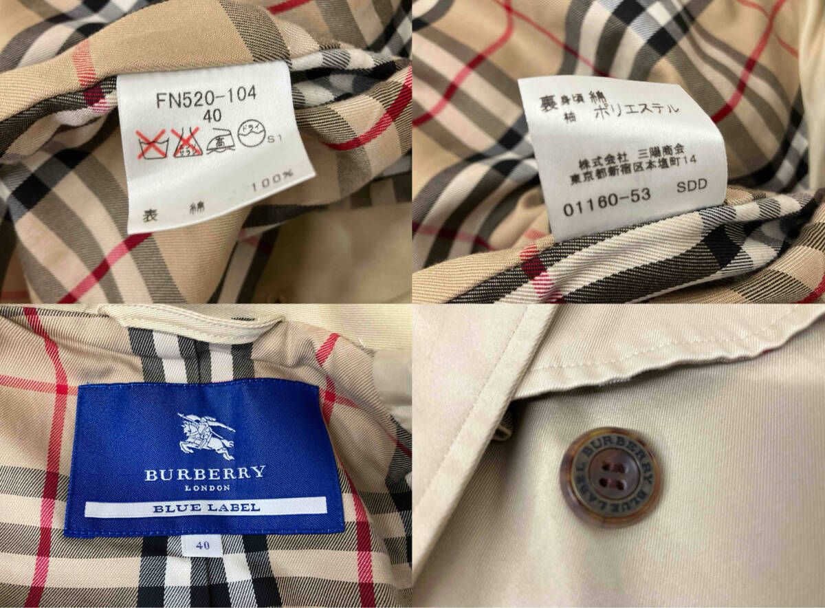 BURBERRY BLUE LABEL FN520-104 バーバリー ブルーレーベル トレンチ
