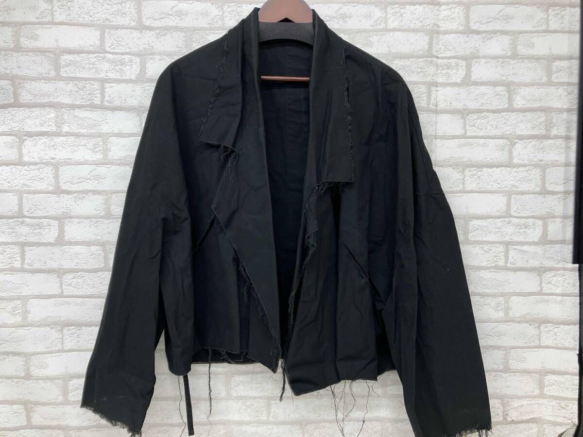 my beautiful landlet WM 05 マイ ビューティフルランドレット ジャケット コットン ブラック レディース サイズ1 日本製 状態考慮