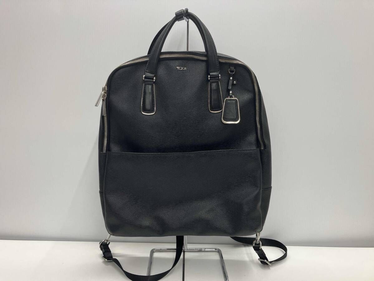 TUMI トゥミ コンバーチブルバッグパック リュック レザー ブラック