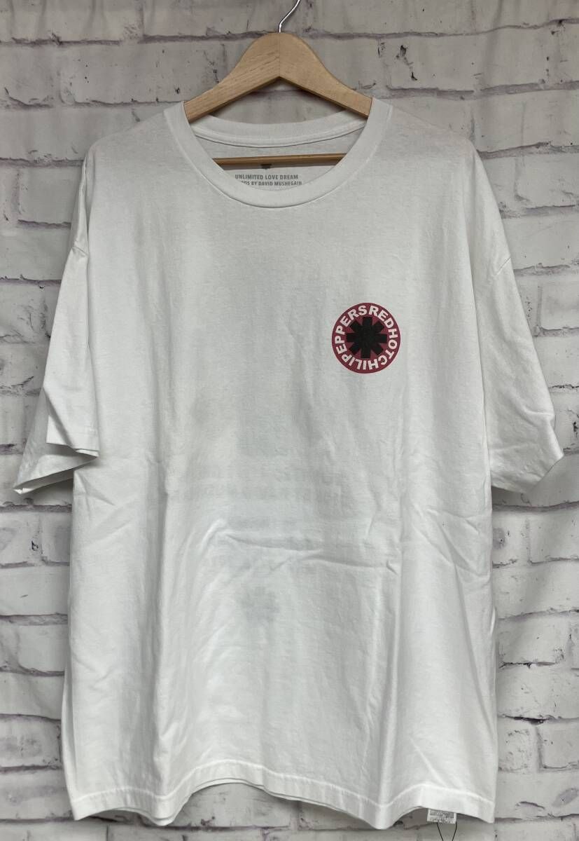 Ron Herman ロンハーマン RED HOT CHILL PEPPER 半袖Tシャツ XLサイズ ホワイト 東京Ron Graphic Tee メンズ 夏