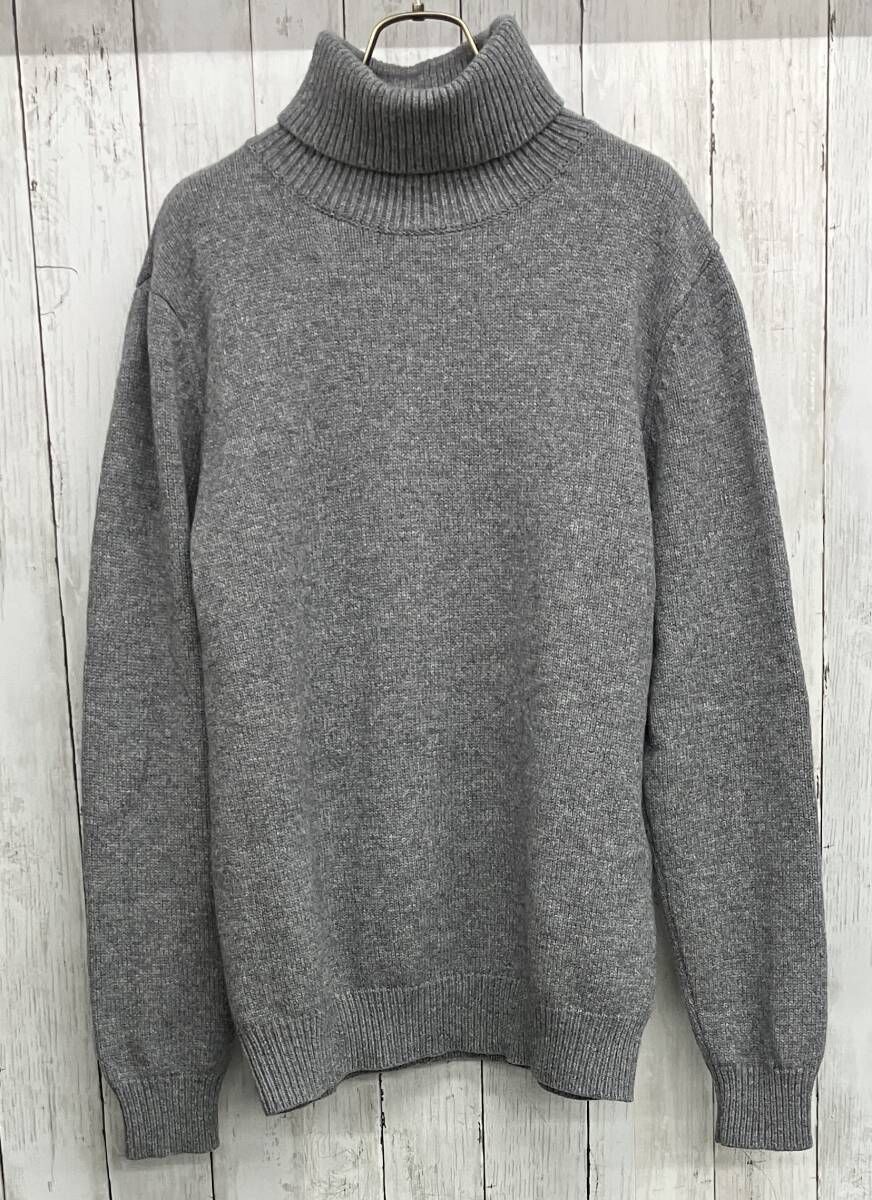 DEMY BY DEMYLEE RHC 長袖ニット デミーバイデミリー ロンハーマン タートルネック ウール グレー size M