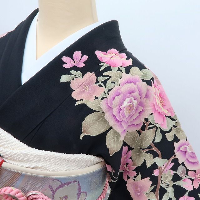 百華❀Y4313◇SEIKO MATSUDA 松田聖子 金糸刺繡 手縫い仕立て 薔薇